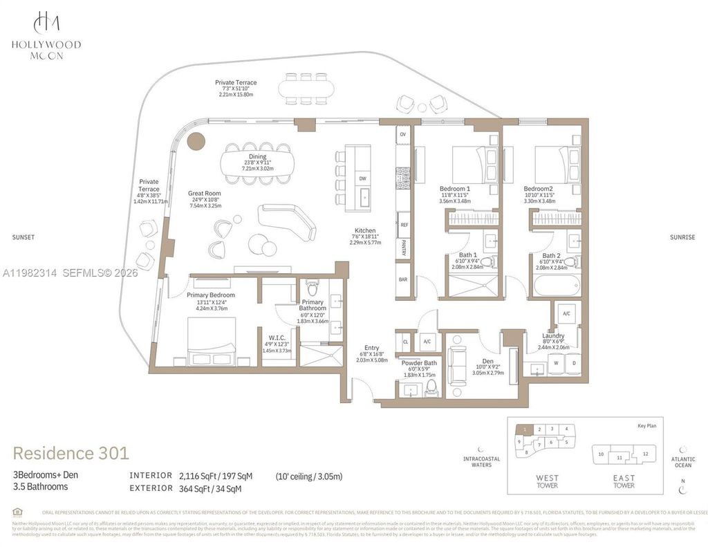 Photo of 901 S Ocean Dr #301, Hollywood, FL 33019 (MLS # A11982314)