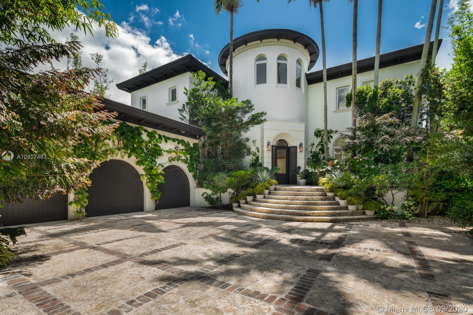 Welcome Home! This captivating estate is move in-ready and truly has it all. Designed by renowned architects, award winning interior designers and landscape architect, Villa Rosales is a true must see! 6 bedrooms 6 1/2 baths with impact windows, high ceilings, marble & wood floors, jaw dropping Great Room (Dining Room, Kitchen & Family Room), top of the line finishes throughout & spacious 3-car garage with brand new car lifts already installed. Located around the corner from the neighborhood clubhouse where all community amenities are located (8 Tennis Court Facility, Basketball Courts, Gym, Playgrounds, Beach Volleyball & Olympic Size Swimming Pool). Villa Rosales is positioned on a revamped street with surrounding new homes. Nothing like it on the market!