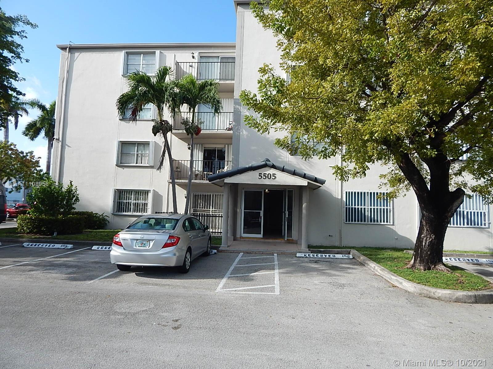 LAKE VIEW CONDO, NEAR MIAMI INTERNATIONAL AIRPORT, TILED FLOORS, CENTRAL A/C. LAUNDRY ON EACH FLOOR.