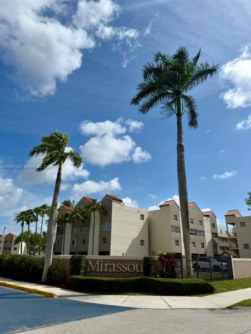 Mirassou Condominiums – 3BD/2BA corner unit with 1,255 sq ft, located on the first floor for easy access. Features a bright layout, laminate flooring throughout, and in-unit washer and dryer. Gated community with pool, tennis courts, and playground. Conveniently located near the 836 Expressway and just minutes from shopping, dining, and everyday essentials. - Same Day Association Approval.