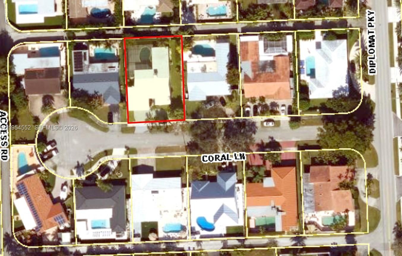 1245 Coral Ln, Hollywood, FL, 33019/$1,650,000 1 1245 Coral Ln