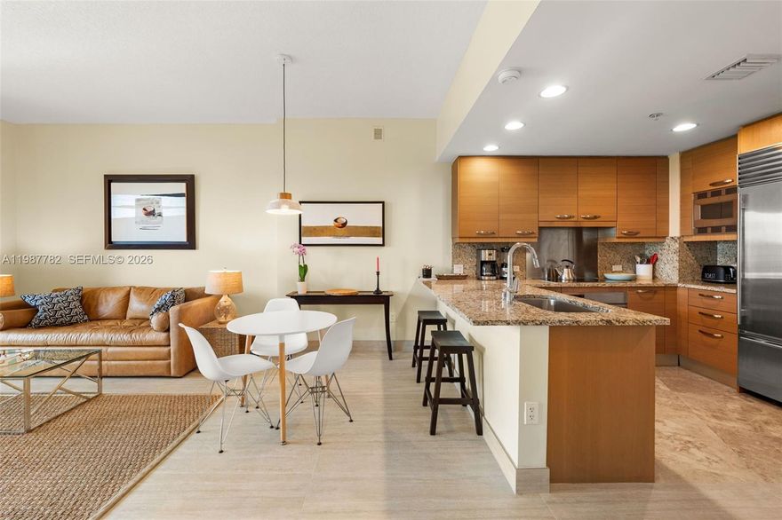 Fully Furnished Turnkey Rental in the Heart of Coconut Grove | Available Now – December 15.

An exceptional seasonal opportunity just steps from Coconut Grove’s best restaurants, boutiques, parks, and marinas. Thoughtfully appointed and completely turnkey, this residence offers effortless living in one of the Grove’s most walkable locations.

The bright, open living area flows into a well-equipped kitchen featuring premium Miele and Sub-Zero appliances. The spacious primary suite offers generous closet space and a beautifully appointed bathroom, while the additional half bath provides added convenience for guests.

Located in Grove Garden, an exclusive boutique building with only 42 residences, residents enjoy 24-hour security and concierge, fitness center, sauna, pool, jacuzzi, and underground parking.

A refined, move-in-ready opportunity in the center of Coconut Grove, available through December 15, all amenities included!