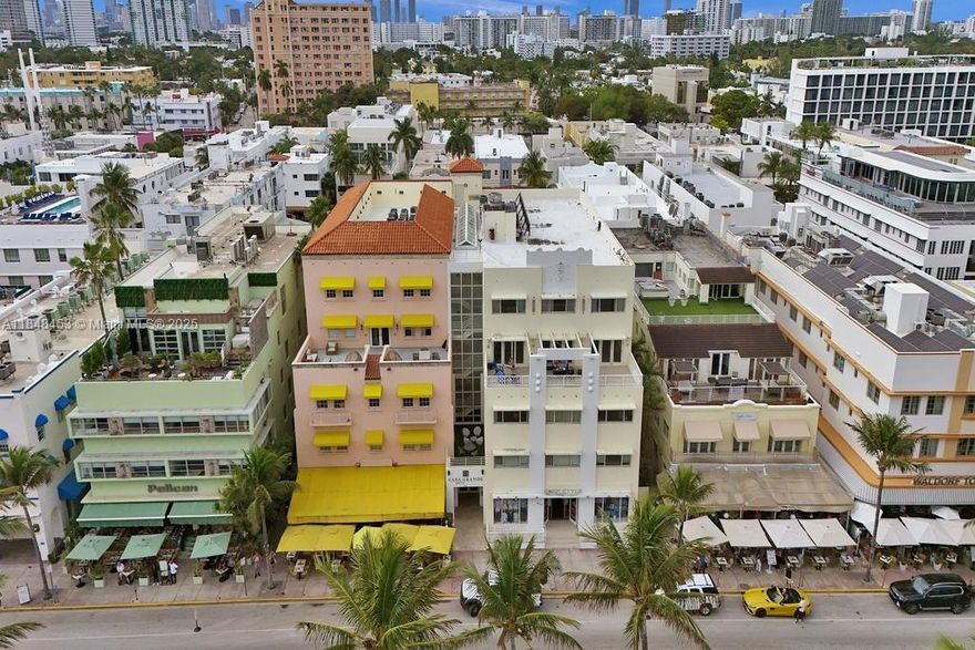 Great opportunity to own an income producing large 3 bedroom 2 bath short term rental in the CASA GRANDE condo hotel on the iconic world-famous Ocean Drive in Miami Beach. Originally two apartments converted into one, 507 is 820 sq ft and 509 is 620 sq ft for a total of 1440 sq ft. No rental restrictions, AIRBNB approved and licensed by city & building. Front desk and entry directly on Ocean Drive literally across the street from the beach, surrounded by restaurants, clubs and various amenities that make this a worldwide destination. HOA includes internet, common area maintenance, water, 24-hour security & front desk, laundry facilities. Building has a brand new roof. Sold licensed and furnished for short-term rentals. All certifications are up to date through 2033.