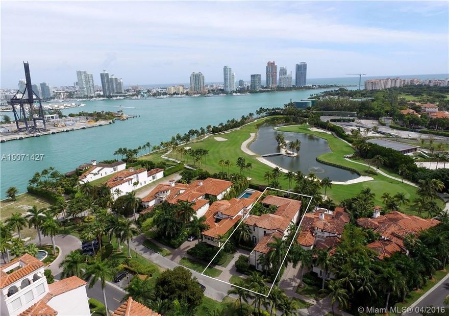Live in your own private oasis in this spectacular fully-furnished, completely remodeled, dream home. 1 of only 8 homes on exclusive Fisher Island. This contemporary home features 5 elegantly furnished bedrooms and 5.5 beautiful bathrooms clad w/imported white quartz & marble showers. Formal LR & DR, eat-in kit w/ family room & an addl upstairs FR make this home perfect for family living or entertaining guests. Every detail throughout is finished to perfection. 3 gar,2 golf carts inc. Turn-key-A must see!