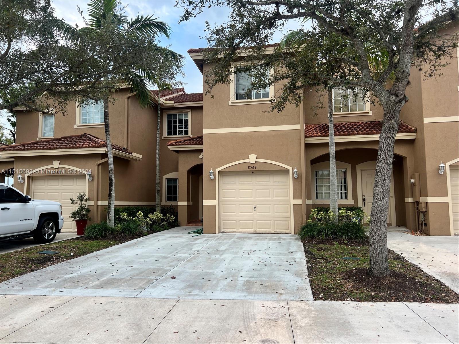 Two story town-home with one car garage. Fenced in the rear yard.