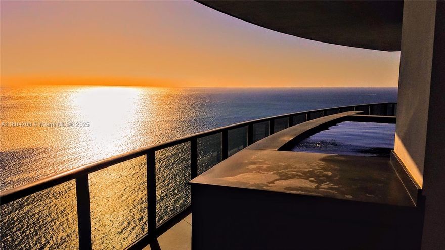 Move-in to the most famous building in the world: Porsche Design Tower Miami. JUST LISTED FOR RENT Skyvilla 1905. The favorite address of the rich and famous now can be yours too. Fantastic unobstructed direct ocean-view.  Direct ocean and beach views. Private beach access. 3 bedrooms with plenty of space for your family. Drive your rides in the "Dezervator" directly to your home! Massive terrace with private pool and outdoor kitchen. Open layout with Poggenpohl cabinetry. Miele appliances. Fireplace. The building also provides only for residents restaurant, bar,   Spa with fitness complex, yoga, massage rooms, Vichy shower. 24hs security. Private beach services with umbrellas, chairs, towels. All perfected to maximize privacy and enjoyment time at home. Start your life at Porsche today.