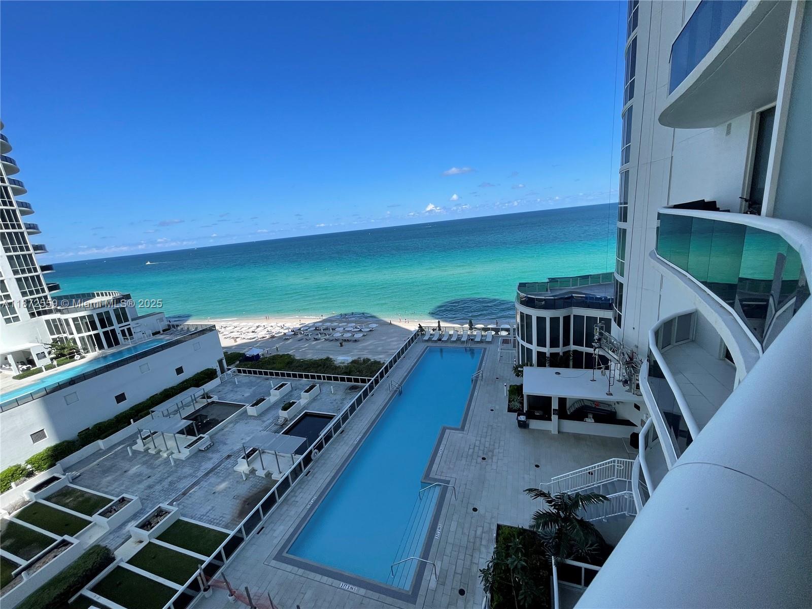 Seasonal Rental-Don't miss the opportunity of living in a luxury building with breathtaking ocean views. Tastefully furnished and decorated with RH furniture. Kitchen recently renovated. Some of the amenities that the building offers are beach service, pampering spa, fitness center with training classes, party room and for those days where you don't want to leave home the beach front restaurant is available. Walking distance to restaurants, shopping centers and a short drive to Aventura Mall and Bal Harbour Shops.