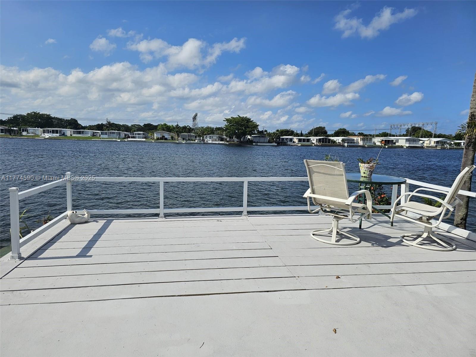 Beautiful Direct Lake views. 2 Bedrooms,2 Baths with room for a third bedroom. you own your parcel of land. The community offers many amenities including a 9-hole Golf Course, an impressive Clubhouse, Large Heated Swimming Pool with Deck Chairs Loungers , Fitness Center, Sauna, BBQ area, Boat Launch, Tennis Courts, Basketball, Pickleball, 4 Bowling Lanes, Shuffleboard, Petanque, Hair Salon, Laundry facility and a Library. $ 2500 dollars is due at closing to the association as a one-time capital contribution. Cannot be rented for the first three years. For more information : https://www.theestatesoffortlauderdale.com/