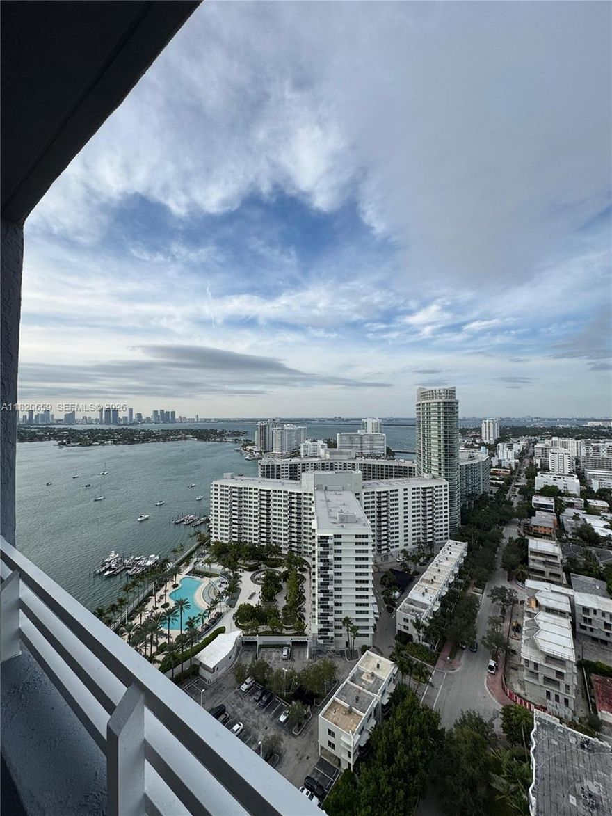 As soon as you walk inside, you'll be submerged into an oasis of simultaneous splendor and tranquil elegance in this newly renovated corner unit featuring impeccable finishes throughout Enjoy spectacular 360-degree unobstructed views of the Atlantic Ocean, city vistas, and the Intracoastal Bay—every room offers a breathtaking perspective overlooking Miami Beach. The open and spacious living and dining area flows seamlessly onto a generously sized corner balcony perched on the 30th floor. This split-bedroom home in the sky is now available for you to call your own. Contact the listing agent today to schedule a private showing!