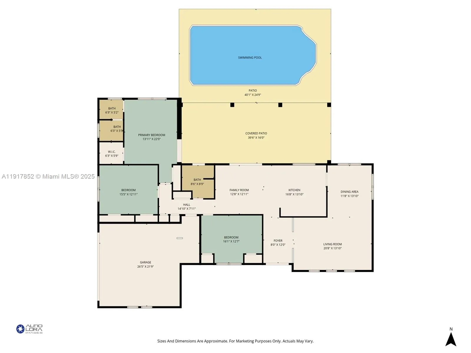 Miami, Florida 33176, United States, 3 Bedrooms Bedrooms, ,2 BathroomsBathrooms,Residential,Active,246412