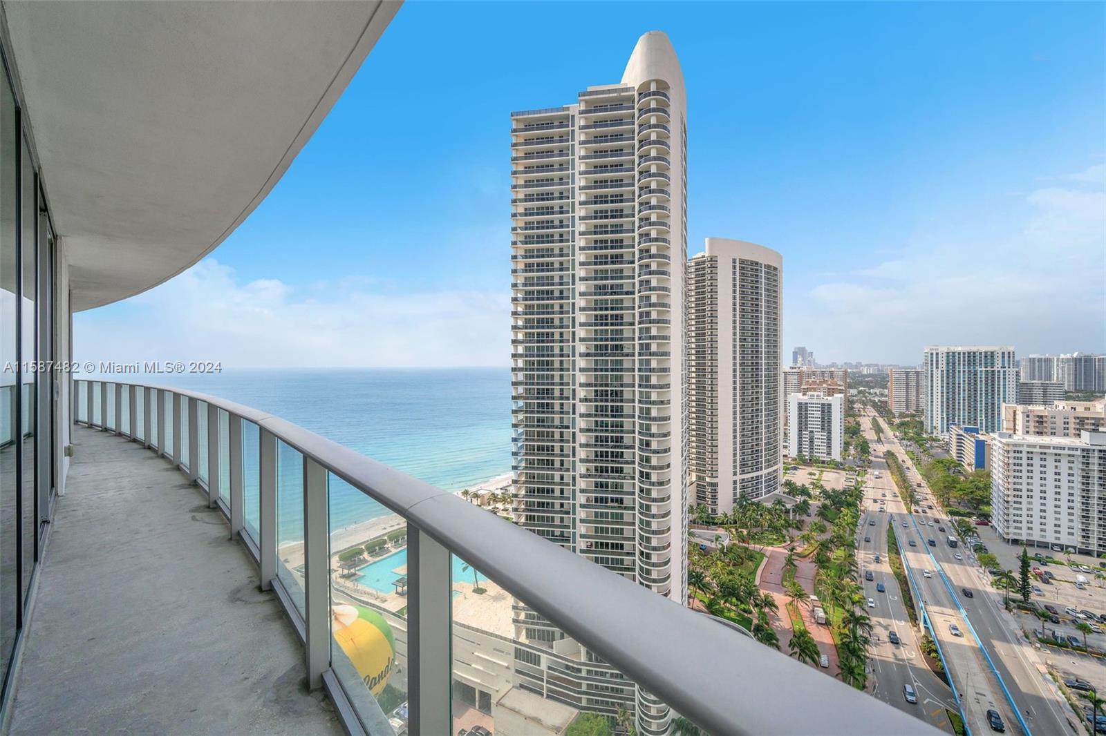"Exquisite 2-bed, 2-bath corner retreat at Hyde Beach Resort, boasting breathtaking South West vistas of the city, Intracoastal, and beach. Fully furnished with upscale Sub-Zero/Wolf Appliances, in-unit Washer & Dryer, and elegant tile flooring. Enjoy unrestricted rentals, ideal for hotel or Airbnb management. Deluxe amenities include a pool, restaurant, gym & Spa, and beach/pool service. Maintenance covers electric, cable, and internet, with free valet parking for owners Minutes from Aventura Mall, Golden Beach, Gulfstream, casino, and dining. Live the luxury lifestyle you deserve."