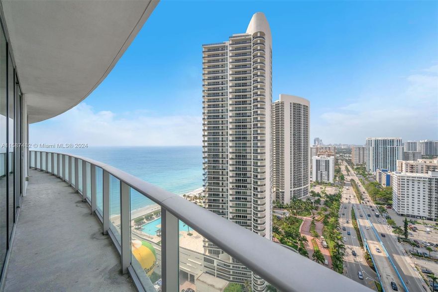 "Exquisite 2-bed, 2-bath corner retreat at Hyde Beach Resort, boasting breathtaking South West vistas of the city, Intracoastal, and beach. Fully furnished with upscale Sub-Zero/Wolf Appliances, in-unit Washer & Dryer, and elegant tile flooring. Enjoy unrestricted rentals, ideal for hotel or Airbnb management. Deluxe amenities include a pool, restaurant, gym & Spa, and beach/pool service. Maintenance covers electric, cable, and internet, with free valet parking for owners  Minutes from Aventura Mall, Golden Beach, Gulfstream, casino, and dining. Live the luxury lifestyle you deserve."