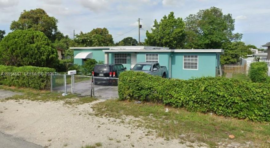 Single-Family home with NO HOA! NEW AC! 3-YR-OLD ROOF. NEW ELECTRICAL AND PLUMBING! IN-LAWS bedroom with bathroom and private entrance! Features Terrazzo Flooring throughout. Bathroom with walk-in shower. Back-yard space to fit a pool! Spacious front lawn space to fit a boat/RV! Located Near Miami-Dade College North, Amelia Earhart Park, Hialeah Park Casino and Miami Amtrak Station.