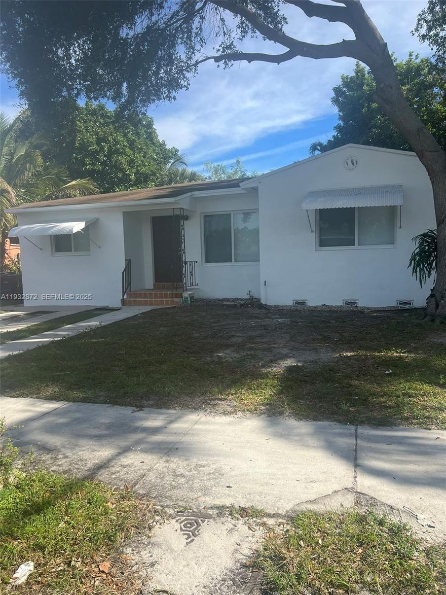 This lovely home in the heart of North Miami, centrally located, near Miami airport, near I-95. This features three bedrooms two baths, home has been renovated with new laminated floors through home, new paint, kitchen cabinets with granite counter tops, Stainless steel appliances. New hurricane impact windows, Central air condition. Don't miss this opportunity.
Section 8 welcome.
