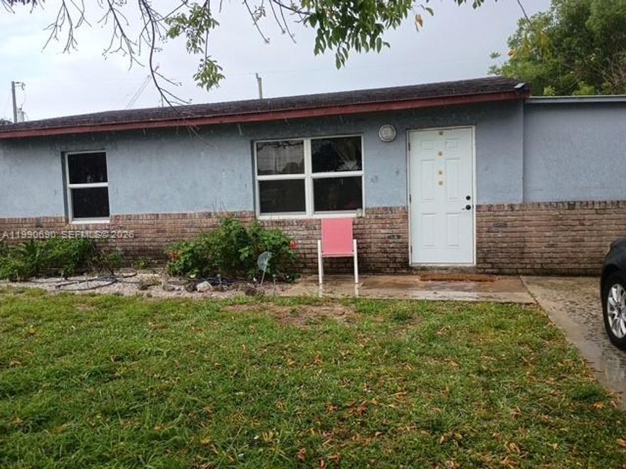 This charming 1957 two bedroom, one bath home blends classic character with modern upgrades. The property features all hurricane impact windows for added safety and peace of mind, along with a private one-bedroom one bath efficency—perfect for guests, extended family, or potential rental income. The large, fully fenced backyard offers plenty of space for entertaining, pets, or future outdoor additions. Conveniently located close to I-95, shopping, and a variety of restaurants, this home offers both comfort and accessibility.

Professional photos will be posted soon