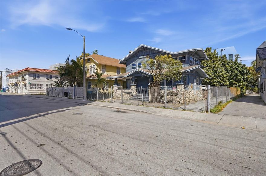 AMAZING RE-DEVELOPMENT OPPORTUNITY! This 5,000 sq ft lot is ZONED T6-8-R allowing for multi-family redevelopment with potential density increase to 17+ units. There is a 2,800+ sq ft home with a demolition order from the city of Miami. However, it is possible to mitigate this once ownership changes hands. The interior of the home is in fair condition. All due diligence must be conducted by buyer, and all information must be verified by buyer and buyer's agent. Neither seller nor listing agent make any representations for potential benefits the municipality can offer, all information to be verified by buyer. The property is being sold below current market values for similar lots in the area. Buyer must assume all violations and liens. This opportunity will not last!