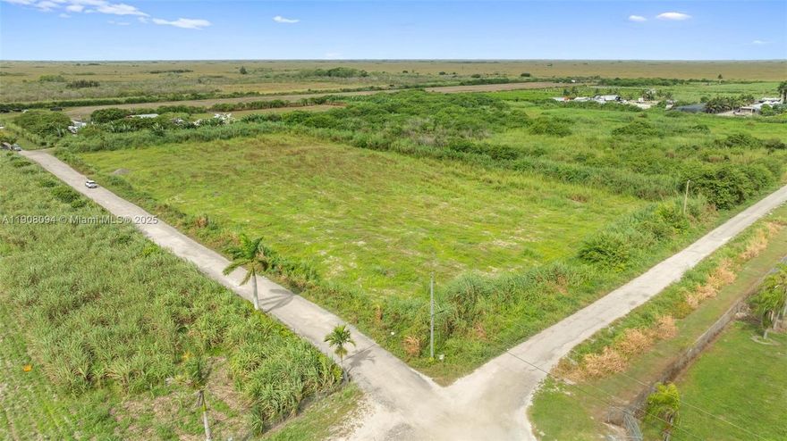 Prime 5-acre lot located at 20025 SW 128th St in the desirable Redland area of Miami. Zoned 8900 / Interim – Await Specific Zone with land use “Acreage Not Classified Ag – Vacant Land (9981).” This expansive 217,800 sq ft parcel offers endless potential for agricultural use, custom home development, or long-term investment—set in a peaceful rural setting with easy access to major roads, shopping, and schools. Don’t miss this rare opportunity to own a large parcel in a growing area of southwest Miami-Dade.