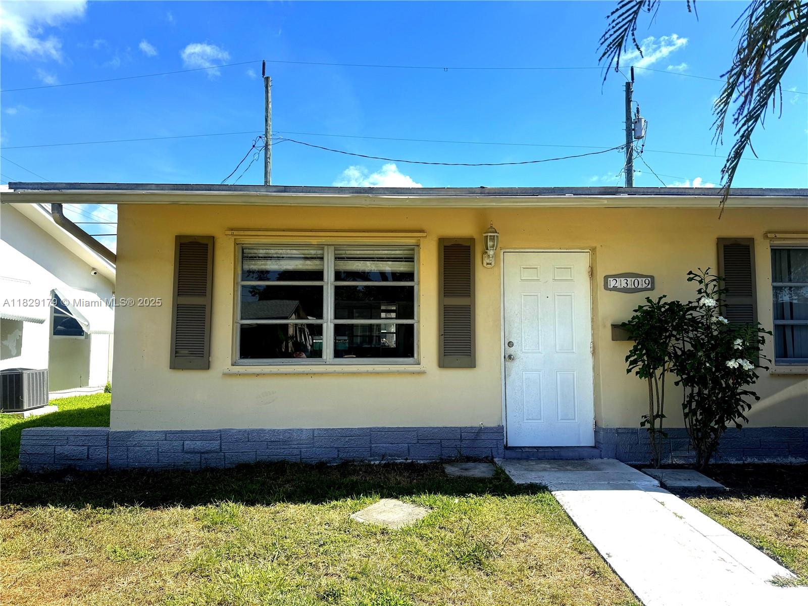 Imagine owning your first home in South Florida under $300K priced on a lower deck—this charming 2-bed, 1-bath home is perfect for fix n flippers or home improvement and full of potential. Perfect for first-time buyers, retirees, singles, or couples looking for comfort with doing their improvements , convenience, and value. The seller is motivated and house is sold ASIS , turning this into your dream home should be effortless. Located in a peaceful community offering easy living and peace of mind with amenities like a sparkling pool, clubhouse, and lawn care for just $90/month. Great opportunity to personalize a solid home at a great value, without overpaying. Enjoy the freedom to update at your pace, while living in a neighborhood that feels like home.