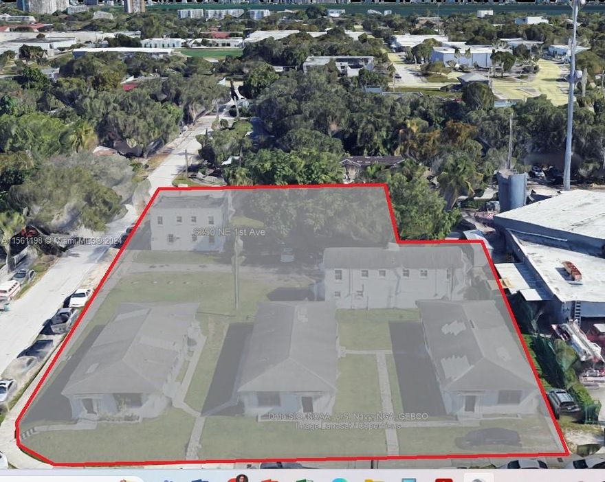 LOCATION  LOCATION !!!  Income Producing Property located just 2 blocks from the billionaire MAGIC CITY.  This is a multi folio sale. 4 folios totalizing 36,000 sqf land (T5-R) with a total of 15 units. Excellent size and location for a future development, In one of the fastest grow areas in Miami, with several projects around the property. 100% rented month to month.  Around 10 blocks from Design District, 15 blocks from Midtown, 20 from Wynwood.         . A great Add Value property with rentals under market. Current Total Gross Income is around $16,000.00/MO. FOR MORE INFO CONTACT LISTING AGENT. The other folios are 01-3113-056-0490   01-3113-056-0450   01-3113-056-0451
