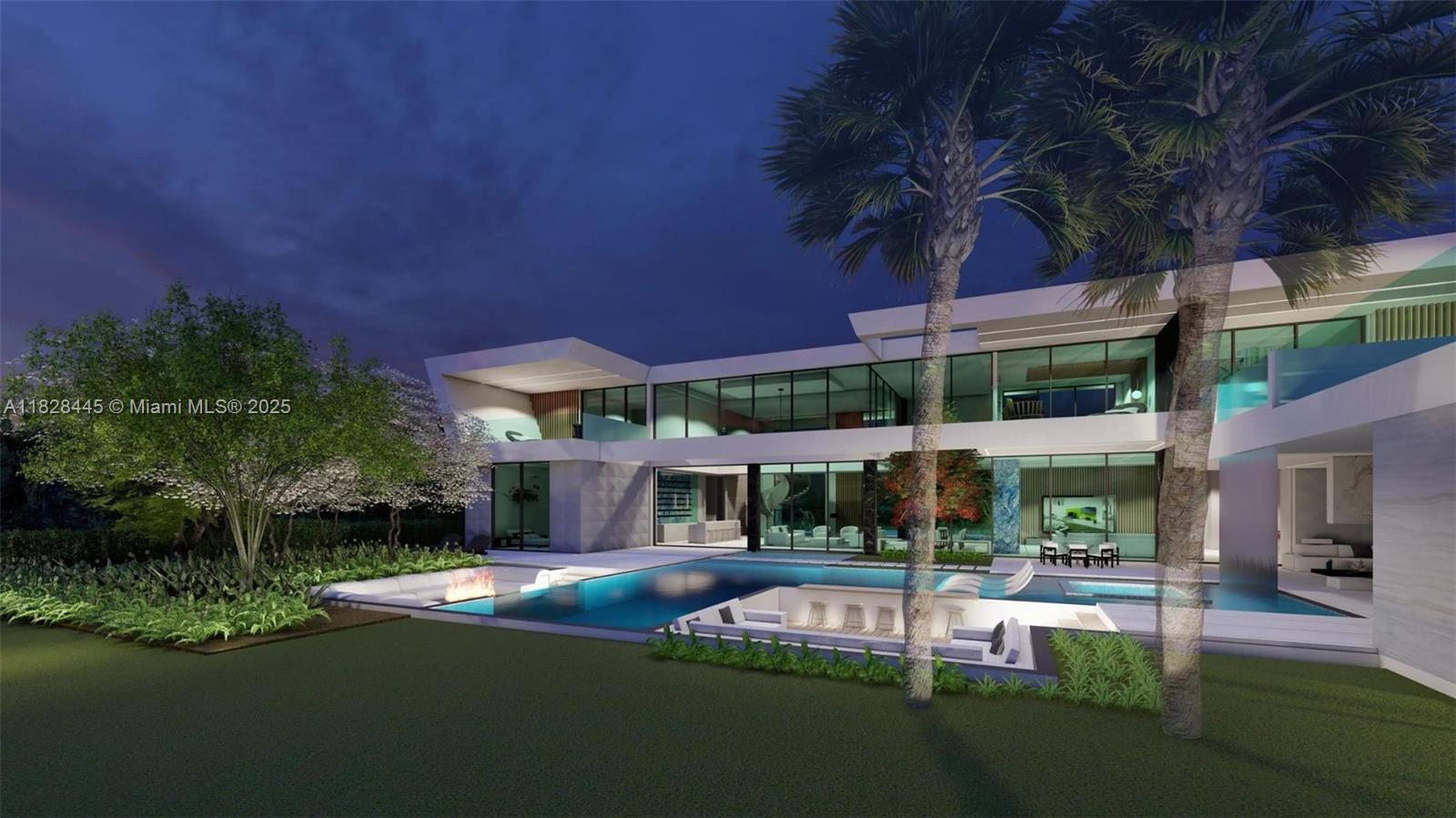 Located within the prestigious Modern Garden Estates and set for completion in 2025, this Sol model is a two-story estate offering refined living on a lush 2-acre double lot. Soaring ceilings & exquisite architecture create a grand atmosphere, while expansive windows bathe the interiors in natural light. The gourmet chef’s kitchen, with bespoke Poliform cabinetry & your choice of top-tier Wolf, Sub-Zero, or Miele appliances, sets a new benchmark for culinary perfection. Resort-quality personal amenities—crafted for the highest level of indulgence—complete the experience. Option to add an elevator & private tennis court as upgrades. Sol embodies privacy, opulence, and timeless elegance. Call to inquire today! *APPT ONLY*