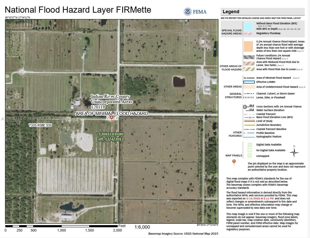 INDIAN RIVER FARMS COMPAN - Land