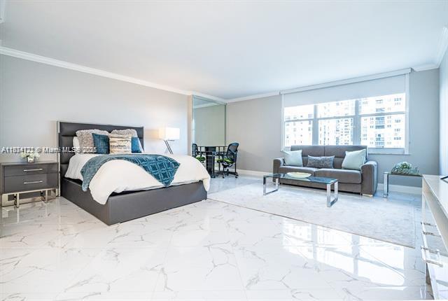 Fully renovated Available November 1 2025 for annual or short term. The largest studio in the building. OCEAN VIEW. No balcony. The unit is fully renovated and completed with Good shape FURNITURE. Comfortable Queen size bed with adjustable base, sofa can be converted in a bed , high end updated bathroom and appliances. Wave Condominium - is 24h secured oceanfront building with full amenities: heated pool, jacuzzi, GYM, billiard room, attended beach service, 24h valet, café and store. Close to Fort Lauderdale airport, Popular Boardwalk, shopping Malls. Condo is Available for Short Term Rent $2700 or annual at $2500 starting November 1 2025. No pets.