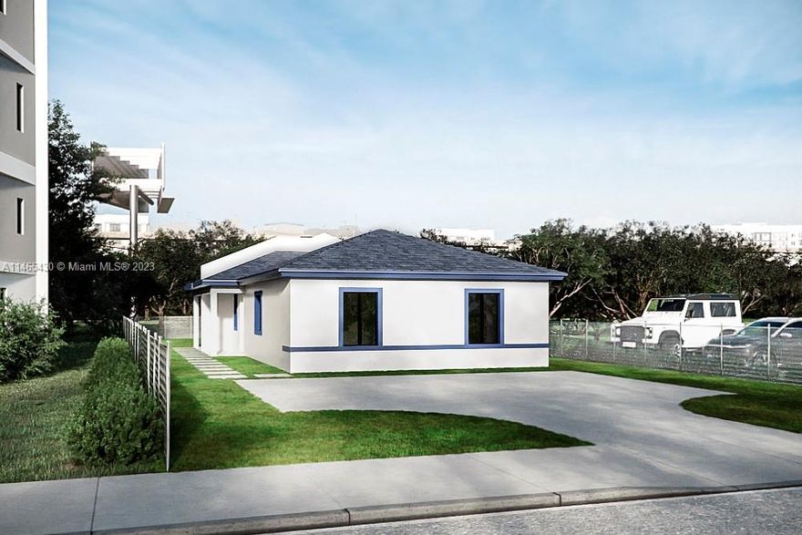 This New Construction Duplex, is set to be completed in January '24! Each of the spacious units offers 1,000 sqft of living space with 3BR/2BA, showcasing elegant 24x24 Porcelain tile flooring, modern wood kitchen cabinets, and sleek stainless-steel appliances. Nestled on an expansive lot, each unit includes a spacious private backyard. The home is surrounded by endless activities and attractions to enjoy! *Listing photos are from a similar completed model*