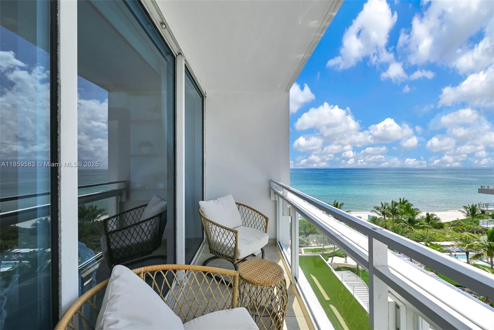 Discover the pinnacle of coastal luxury at the Carillon Wellness Resort with this stunning oceanfront residence. Featuring a brand-new kitchen with sleek white countertops and backsplash, motorized shades, elegant tile flooring, and a new washer and dryer, this home blends style with functionality. Residents enjoy unparalleled amenities, including a world-class spa with an array of fitness and wellness classes, a cutting-edge gym, multiple pools, and full beach service. Relish the resort lifestyle with on-site dining, hotel-style services, and a flexible rental policy ideal for both personal enjoyment and investment. This turnkey home delivers comfort, convenience, and sophistication—ready for you to move right in. Easy to show. Legal Description: 811. Door number 810.