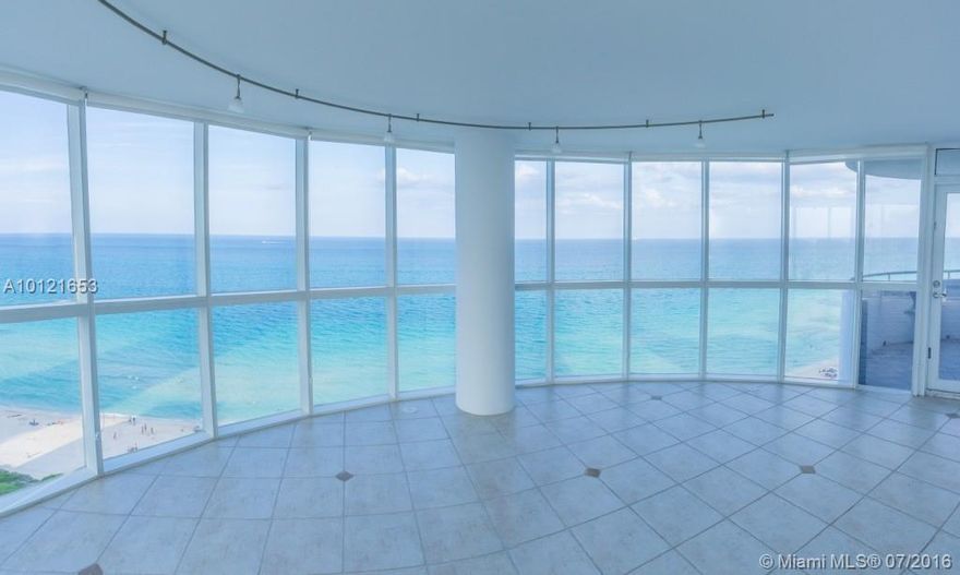 Owner motivated. Bring your offers. Amazing residence. Corner unit offers over 200 degrees of panoramic ocean, Intracoastal & city views. A true 3 bedroom/3 full baths on the 19TH floor with 2 balconies. Rounded living/dinning room with floor to ceiling glass windows. Great amenities: assigned covered parking, beach, pool, sauna, fitness center, social room, playground, BBQ area, storage room. Renovated lobby with 24 hour security, concierge, valet services & access to lease an additional parking space.