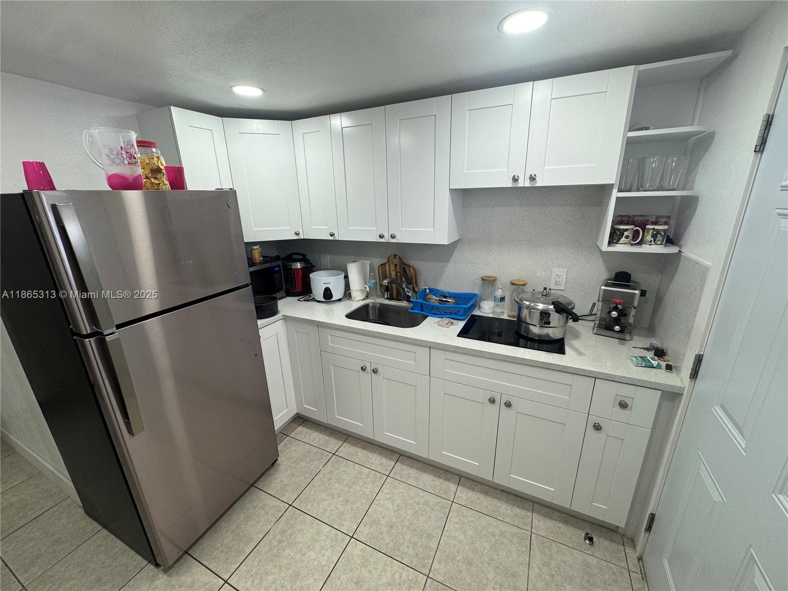 Remodeled efficiency conveniently located near West Miami and Coral Gables! Kitchen features white cabinetry and quartz countertop. Additional features include tile throughout & two assigned parking spaces. **WATER, ELECTRICITY & INTERNET ARE INCLUDED**