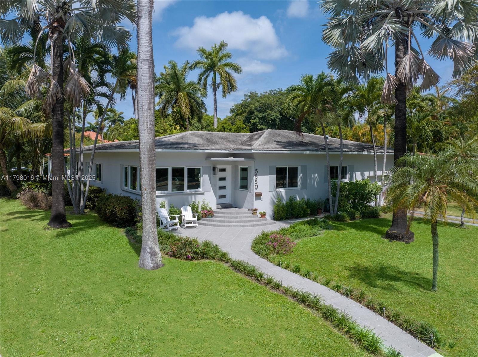 Feel the Bay Breezes! Renovated residence in guard-gated Morningside, directly across from the 40+ acre waterfront park. Set on a 10,365 SF corner lot, this completely fenced home offers a bright, gourmet kitchen with top-of-the-line Subzero and Bosch appliances and a wine fridge, gleaming porcelain floors, impact windows, and a separate laundry room with sink. Easy living all on one floor! Surrounded by lush landscaping, the private backyard features a sparkling pool and multiple areas for entertaining. 1-car garage. Located across from Morningside Park with tennis courts, walking trails, kayak rentals, and bayfront views—just moments from beaches, Miami’s Design District, Midtown, and top schools: Cushman School, Miami Country Day, and JLA. NO HOA!