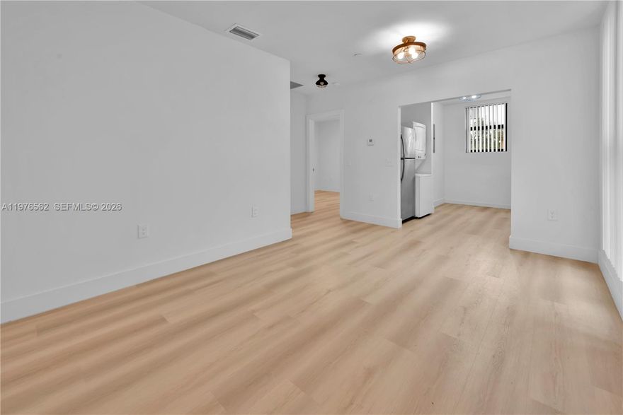 $1,000 Security Deposit Only for this 2-bedroom, 1-bathroom apartment at 1119 SW 6th Street, in the vibrant heart of Little Havana. You'll be just minutes from the trendy shops and restaurants of Calle Ocho and a few blocks from the energy of Downtown and Brickell. This modern, unfurnished 690-square-foot apartment comes with all the amenities: refrigerator, dishwasher, and private washer and dryer. Enjoy year-round comfort with central air conditioning in a secure boutique building with key fob access. This lease includes one assigned parking space and access to a shared backyard. Cats are welcome (small dogs at the landlord's discretion). Don't miss this great location! It won't last long!