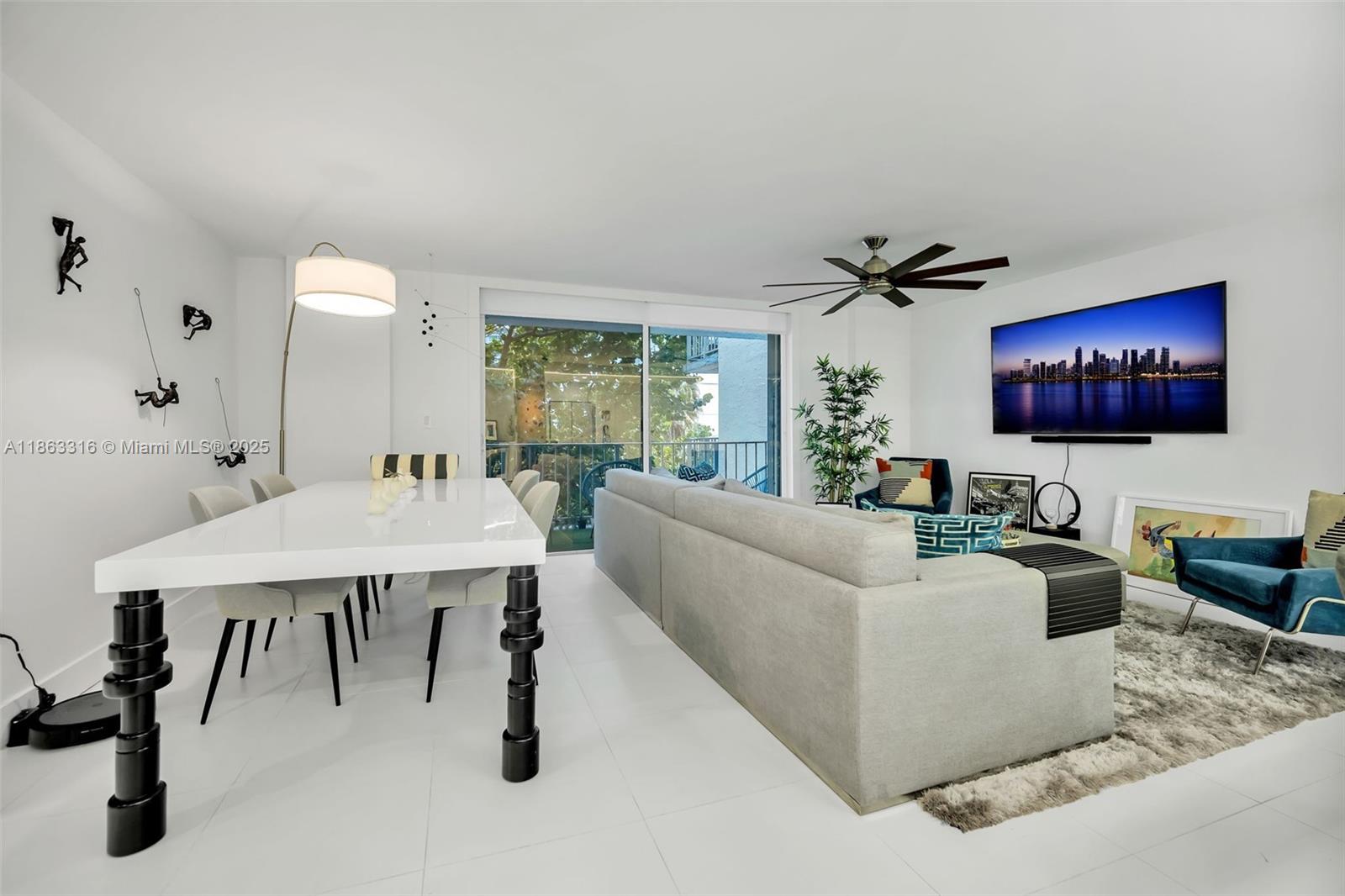 Stunning apartment at Indian Creek Miami Beach. with everything brand new! This exceptional unit features gorgeous marble floors throughout, completely renovated kitchen with premium soft-close cabinetry, and beautifully updated bathroom. Completely and tastefully furnished, this move-in ready property comes as-is - perfect for immediate occupancy! Prime location directly across from Publix provides unmatched convenience, while being just steps from the pristine beach. Ideal for those seeking the ultimate coastal lifestyle with shopping, dining, and entertainment at your fingertips. The spacious layout offers comfortable living and entertaining space in this highly desirable waterfront community. Don't miss this rare turn-key opportunity today! BUILDING HAS RESERVES, NO ASSESMENTS