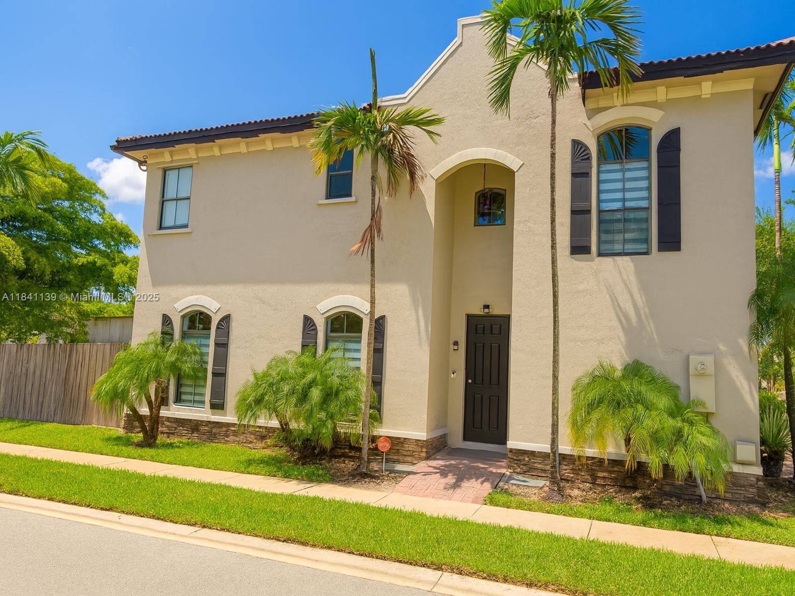 This fully upgraded 3-bed, 2.5-bath corner lot townhome in Silver Palms showcases exceptional craftsmanship and modern design. Featuring porcelain floors, impact windows, zebra blinds, and a beautifully renovated kitchen with top-tier appliances. Bathrooms include LED-lit faucets and built-in Bluetooth speakers, while the spacious primary suite offers a dream shower experience. Enjoy peaceful lake views from the backyard, complete with an insulated pergola—perfect for outdoor lounging or entertaining. Prime location close to schools, shopping, and major roads.