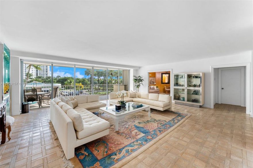 Elegant 2BR/3BA residence in the prestigious oceanfront Bal Harbour 101, Line 07—renowned for its ideal southern exposure and tranquil views of the newly designed green space. Spanning approx. 2,525 SF, Residence 307 offers expansive living and dining areas, an oversized terrace, and a primary suite with his-and-hers bathrooms and closets. The building recently completed a multimillion-dollar renovation, elevating every common area and amenity. Enjoy a beachfront pool, fitness center, on-site restaurant, spa, valet, 24/7 security, and new pickleball, basketball, and tennis courts—all moments from Bal Harbour Shops, Surfside dining, and houses of worship.