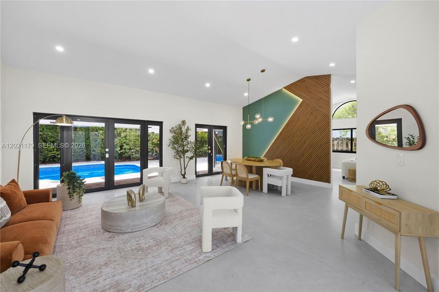 Discover this stunning modern one-story single family home in one of the most desirable areas of West Kendall. Designed with an open floor plan that creates a bright and seamless flow throughout the living spaces, this home perfectly blends comfort and style. Featuring modern finishes and a spacious layout ideal for both everyday living and entertaining, the backyard becomes your own private retreat with a beautiful pool ready to enjoy year-round. A perfect combination of contemporary living and South Florida lifestyle.