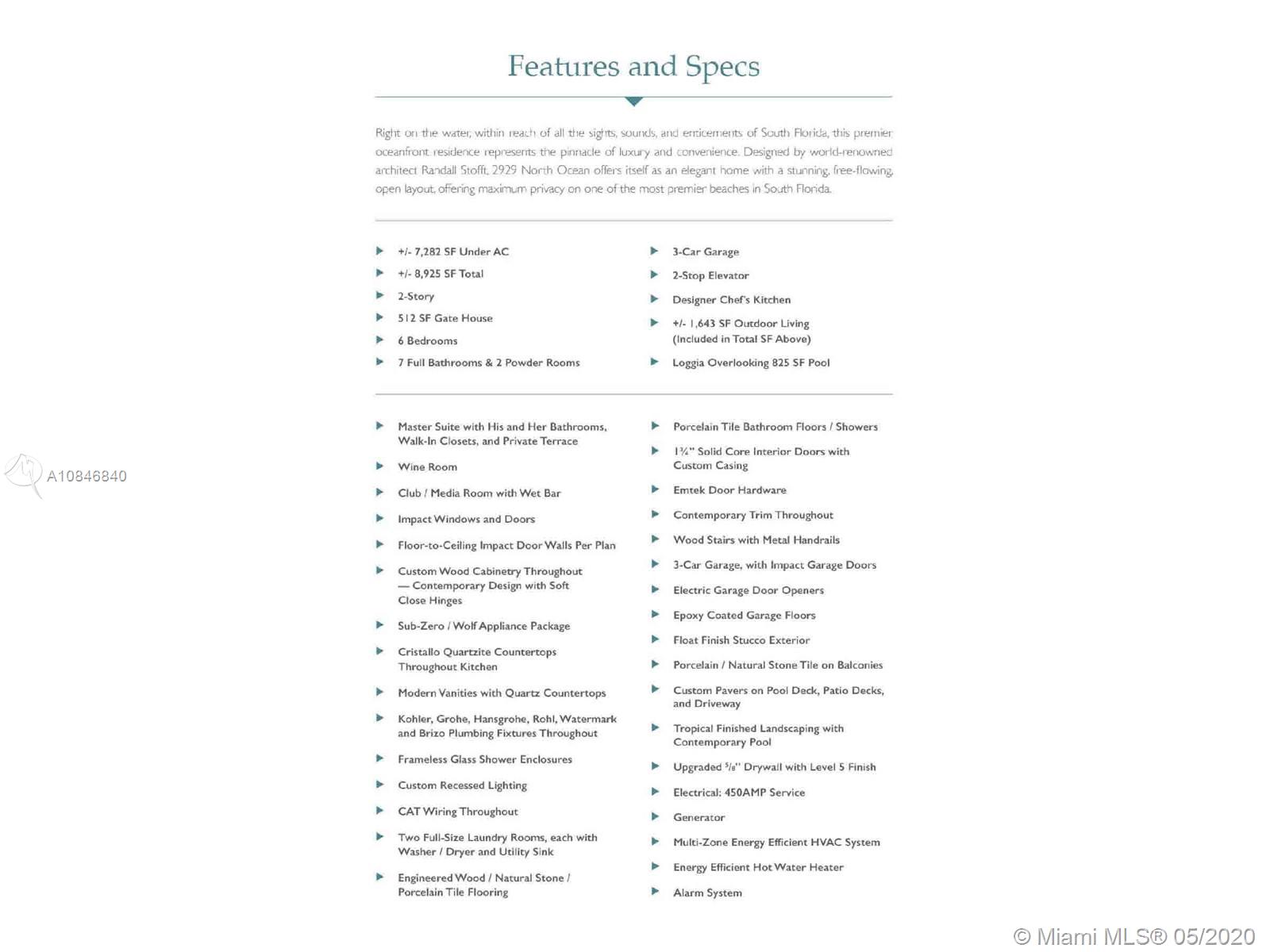 GULFSTREAM OCEAN TRS - Residential