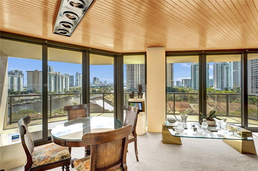 Don't miss this great opportunity! Just reduced $30,000! Prime Turnberry Isle location 2BD/2BA unit, 1,522 SF, in the most desirable location within the bldg. w/unobstructed Intracoastal, ocean, marina & Sunny Isles views. Features include brand new floor-to-ceiling impact windows & doors, spacious southeast balcony with new tile flooring, new kitchen flooring (wood), beautiful wood panel ceiling in LR & DR, a large primary suite w/custom walk-in closet and bathroom jacuzzi. Covered parking & storage. Waterfront, renovated building, well-maintained, fully funded reserves & 24-hr security, valet, concierge, pool w/snack bar facing the intercoastal, hot tub, fitness center, spa, playroom, sauna & steam. Enjoy luxury living at its finest, watch yachts & boats pass by. Short drive to beaches, golf, fine dining & shopping. Walk to houses of worship.