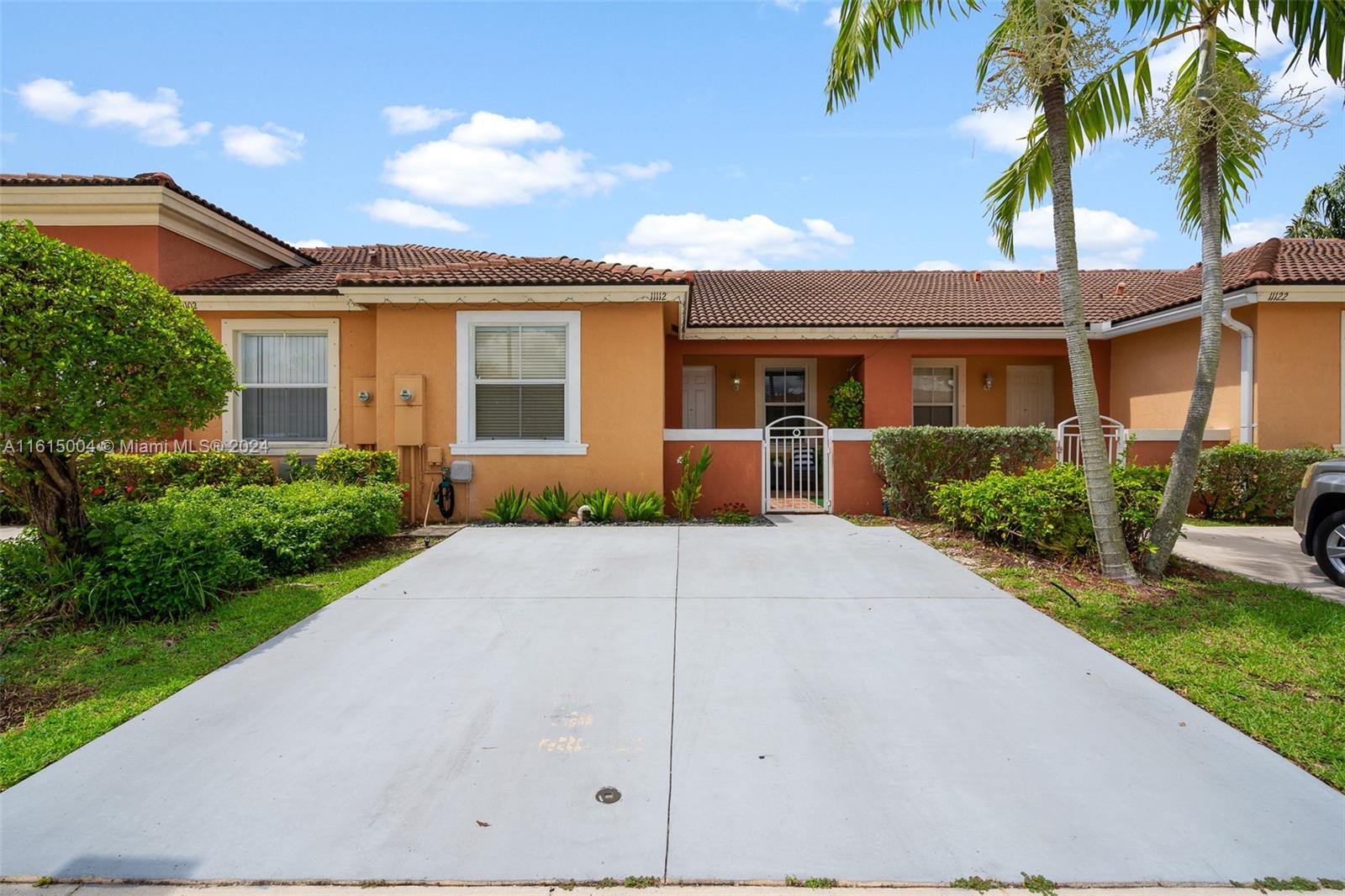 Discover this inviting 2-bed, 2-bath townhouse featuring ample storage, large closets, and a front porch. Enjoy the fully concreted, fenced backyard with a gazebo and no rear neighbors for added privacy. Updated AC with extra tonnage and porcelain tile throughout. Perfect blend of comfort and convenience​​‌​​​​‌​‌​​​‌‌​​​‌‌‌​​‌​​‌‌​​​​ awaits!