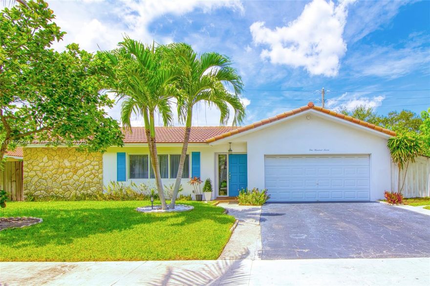 Welcome to this beautifully updated residence located in the prestigious community of University Park in East Boca Raton. This spacious home features 4 bedrooms, 2 bathrooms, and a thoughtfully designed open floor plan perfect for modern living. The kitchen boasts granite countertops, stainless steel appliances, and ample cabinet space. Enjoy a bright and airy living area with high ceilings and large windows that bring in natural light. The generously sized primary suite includes a walk-in closet and a spa-like bathroom. Step outside to a private backyard oasis with a covered patio—ideal for entertaining, with ample parking for a large boat. Centrally located near FAU, Boca Raton Regional Hospital, Mizner Park, beaches, and top-rated schools. No HOA. Schedule your private showing today!