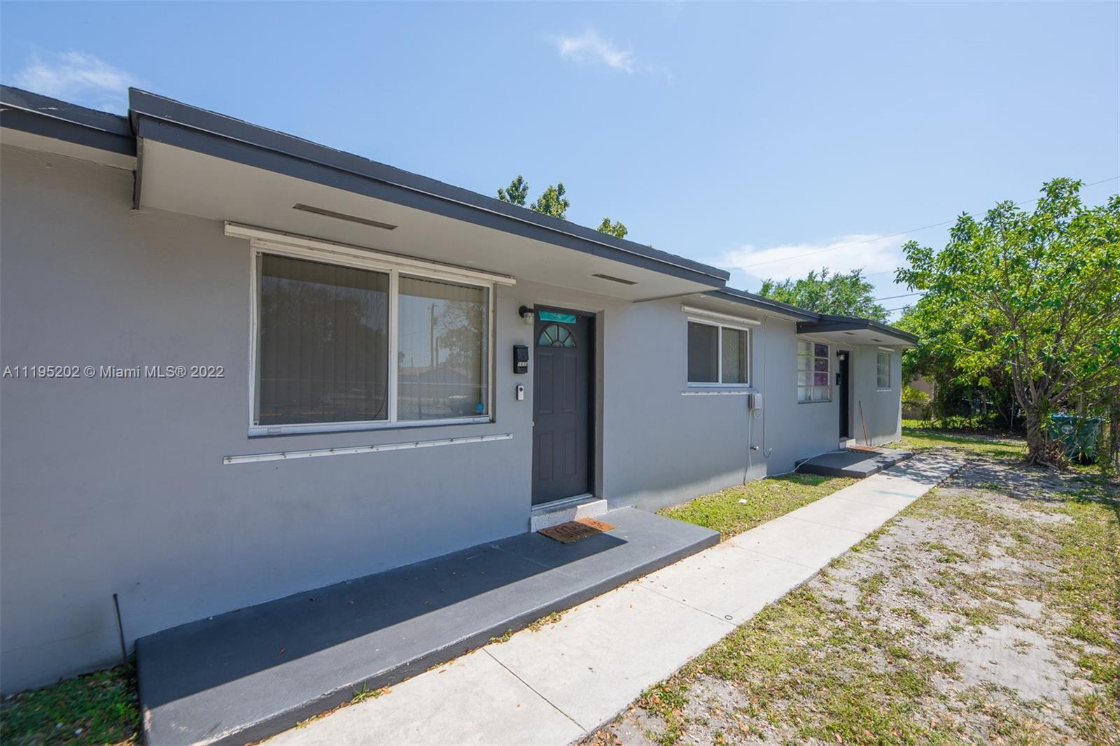 Great Opportunity to own your Multi-Family. Minutes to Miami International Airport, Wynwood, Miami Arts District, and the Beaches. Two bedrooms one bath on each side with attached storage/washer and dryer connections. Both sides are rented. New roof, painted inside and out, solid construction with concrete floor (no crawl space). Large yard with parking inside a lot. Don’t miss out !!
Please submit approval or proof of funds. Weekend showings only. Do Not Disturb Tenants.