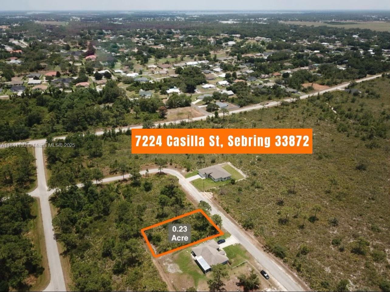 Great opportunity in Sebring, FL! This 10,000 sq. ft. vacant lot is ready for your new home! No flood zone, ensuring peace of mind and lower insurance costs. Surrounded by several new developments, making it an ideal location for future growth and community. Zoned for residential use, this lot offers plenty of space to build your dream house in a quiet, friendly neighborhood. Conveniently located near Sebring’s charming downtown, parks, golf courses, and lakes, providing plenty of outdoor activities and amenities. Don’t miss out on this excellent investment opportunity!
