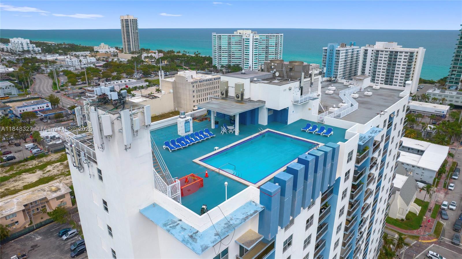 Totally Updated and ready to move in one Bedroom condo with private balcony and great water views (Ocean, Bay, and Miami Skyline). Lots of natural light. Walking distance to the Beach (Two blocks). High impact glass windows and sliding door. Stainless Steel Appliances, granite countertops, Tile Floors. Freshly painted. A/C, water, and hot water included. Secured covered parking. Access to a second parking space as well.
Building amenities include a rooftop pool with 360-degree views, Gym with new equipment, 24/7 front desk. Minutes' drive to South Beach, Downtown Miami, Bal Harbor, Miami Airport.
Well managed building, Construction is done. Special assessment paid in full by the seller.
EASY TO SHOW! Click on "VIRTUAL TOUR" to see this beautiful unit from the comfort of your home!