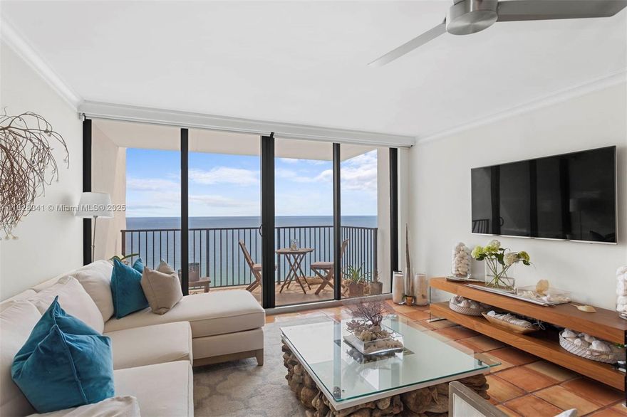 Fully furnished 1BD/2BA apartment with direct ocean views in Quadomain Towers, Hollywood Beach. Fully renovated with electric blinds, dishwasher, cable & internet included. Enjoy resort-style living with an oceanfront pool, on-site restaurant/bar, and beach umbrella service for residents. Located steps from the Diplomat Hotel. Laundry facilities are available in the building (coin card system). Live the beachfront lifestyle in this move-in-ready home.