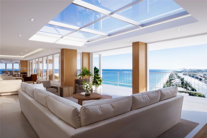 Sky Palace—one of South Florida’s largest penthouses with 8k sq ft of private living area plus an additional 5k+ sq ft of balcony. Own the 16th floor with jaw-dropping 360° views of the ocean, Intracoastal, Boca Raton, Ft. Lauderdale, Miami and Millionaire's Mile. Exclusive use of private dock for up to 100' yacht, minutes to the Hillsboro Inlet and ocean. Unrivaled in size & privacy, this icon—built for Vice President Hubert Humphrey—comes priced with state-of-the-art, top-to-bottom renovations from Zahn Development. Minutes to executive airport, award winning restaurants, championship golf, and shopping. More than a home—this is elite living redefined.