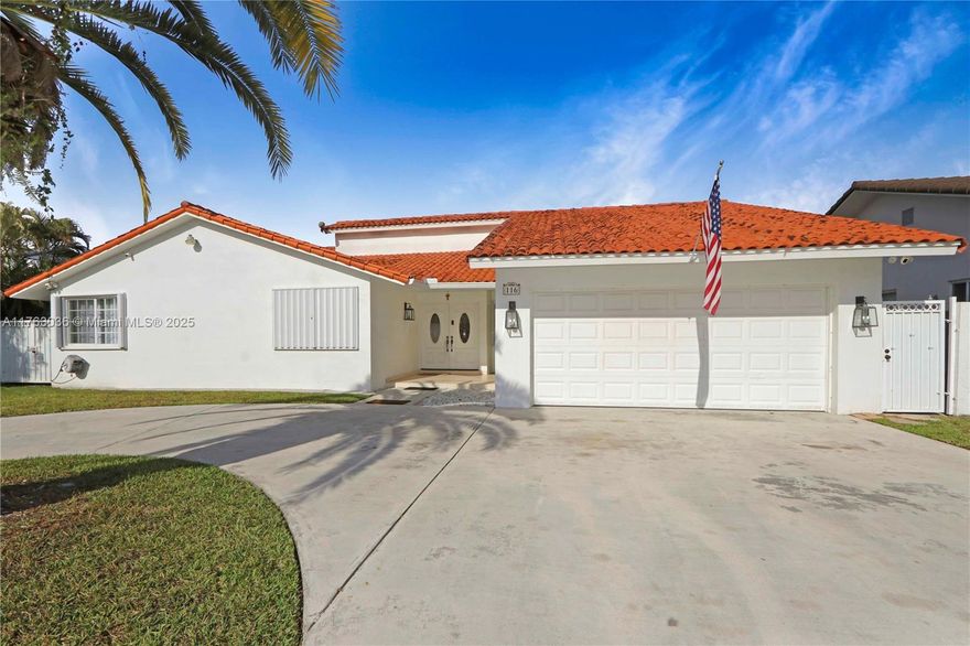 Welcome to your dream home in Miami! This stunning single-family home boasts 4 spacious bedrooms, perfect for accommodating a growing family or hosting guests. With 3 luxurious bathrooms, including a master ensuite, you'll never have to worry about sharing space again. The 2-car garage provides ample storage for vehicles and outdoor equipment, while the above-ground pool offers a refreshing oasis for those hot summer days. The modern kitchen features granite counters and stainless steel appliances, making meal prep a breeze. The sleek tile flooring throughout the home adds a touch of elegance and is easy to maintain. Whether you're relaxing in the backyard by the pool or entertaining in the open-concept living area, this home is perfect for both relaxation and social gatherings.