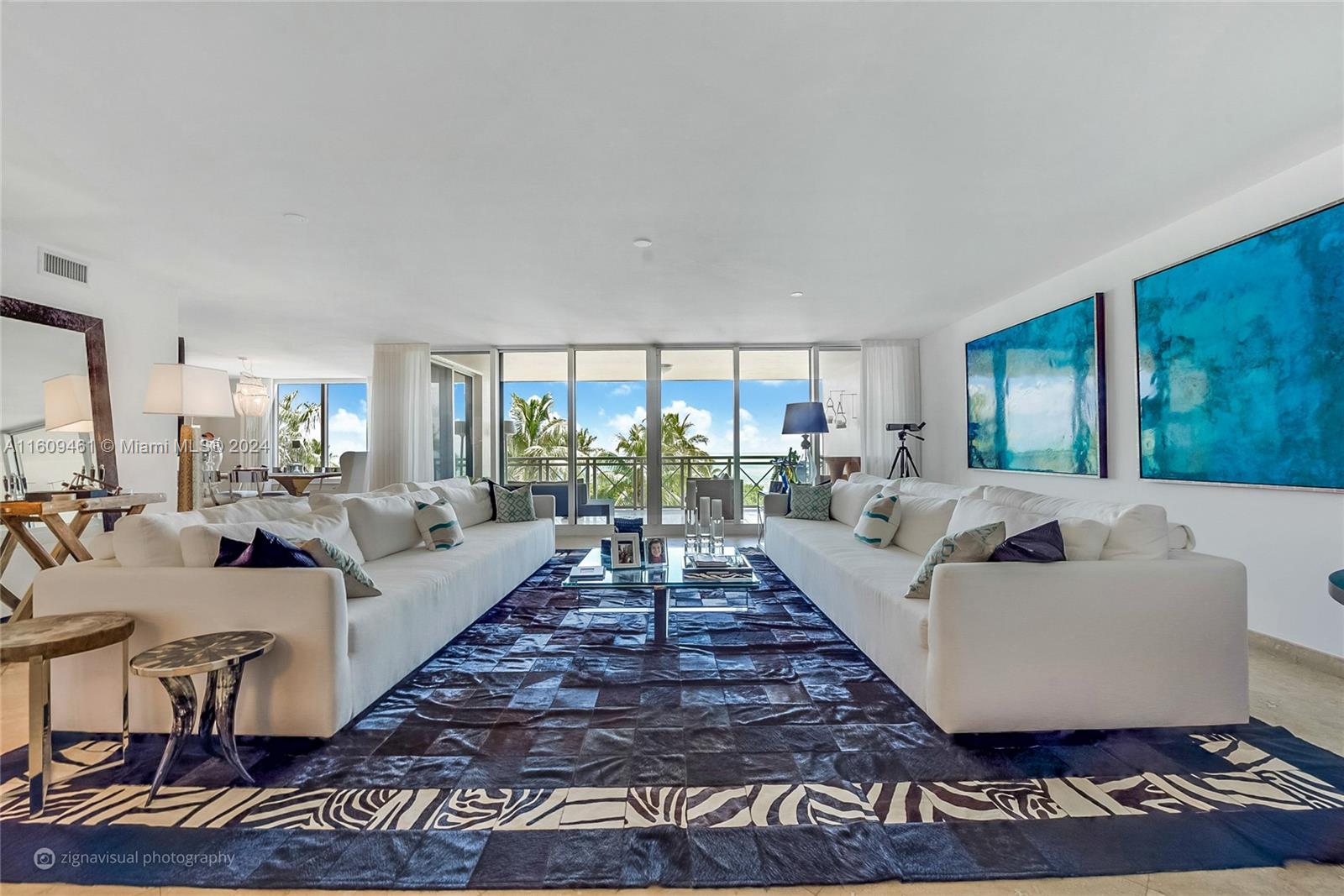 Leasing opportunity at the prestigious Grand Bay Tower in Key Biscayne. This luxurious oceanfront corner unit with stunning ocean views is the perfect island home. Enjoy 3,950 Sq Ft of living area including 4 bedrooms (oversize master bedroom) and 5/1 bathrooms. Oversize master bedroom, his and her master bathrooms and staff quarters. Private elevator, security and fantastic amenities including club house.
