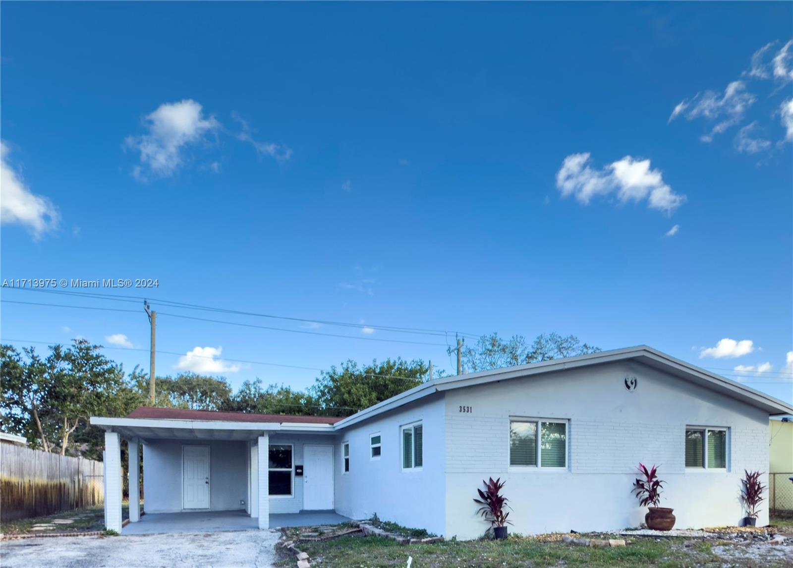 Property for Sale at 3531 N 66th Ave, Hollywood, Broward County, Florida - Bedrooms: 4 
Bathrooms: 2  - $560,000