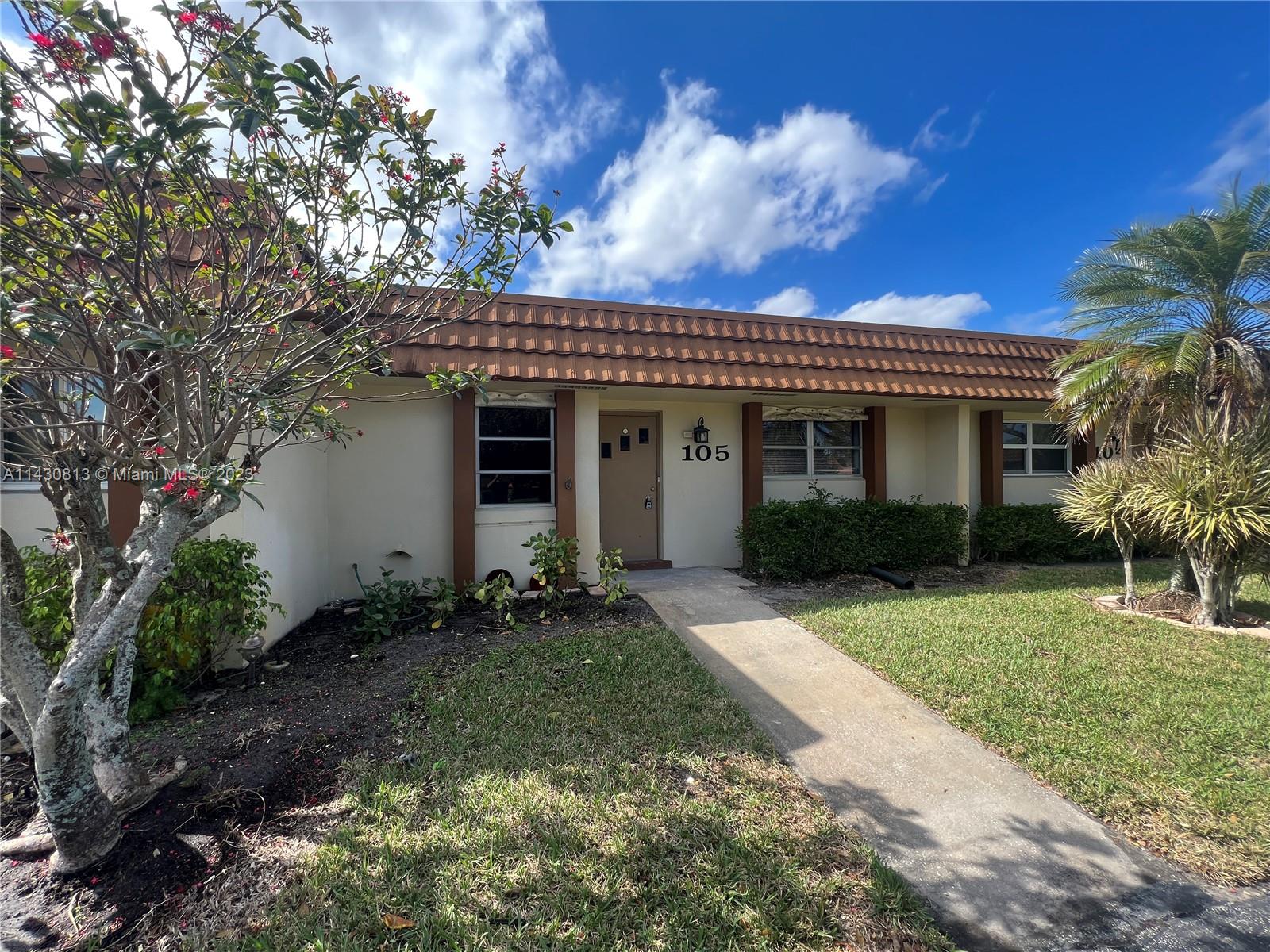 Total Remodel! Don't miss your opportunity to own this gem in 55+ community. This unit features a spacious open floor plan with a gorgeous kitchen, One Bedroom and two bathrooms and a large laundry room. Unit has new flooring throughout. Total living area approximately 1,470 sq ft with the bonus living sqft for a second bedroom! This is a 55+ community and no pets are allowed.