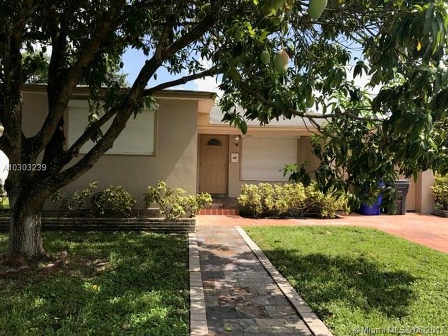 WOW! This immaculate 3/2 has been completely updated. Located on a quiet street in Hollywood, this home features a fully renovated kitchen will brand new stainless steel appliances, beautiful oak cabinets and granite counter top. There is gorgeous travertine tile throughout. There are 3 spacious bedrooms and tons of storage and HUGE walk in closets. Enjoy the outdoors in the sprawling fenced backyard. This home is very close to I-95 so your morning commute is a breeze. It is located in the center of major shopping and restaurants and is located in a great school district. Brand new washer and dryer are included in the unit. This home is non-smoking. No pets. Tenant pays all utilities